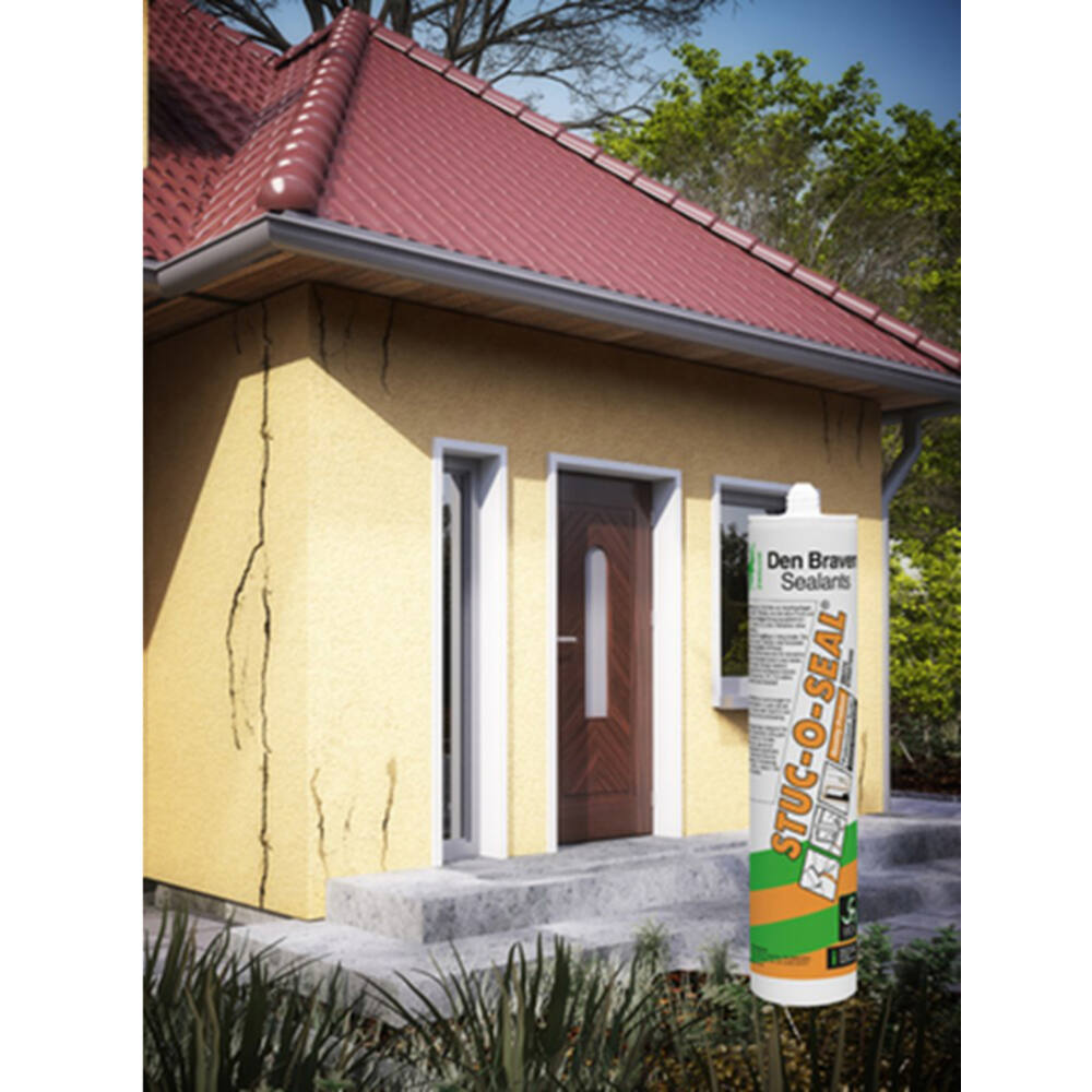 Zwaluw Den Braven Stuc-O-Seal 310 ml Wit