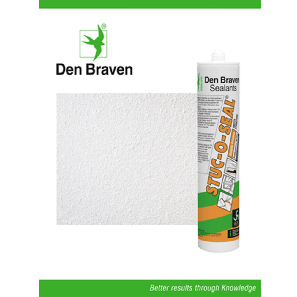 Zwaluw Den Braven Stuc-O-Seal 310 ml Wit