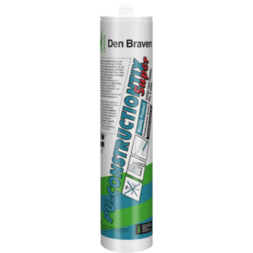 Zwaluw Den Braven Pu-Constructiontix Super 310 ml Transparant