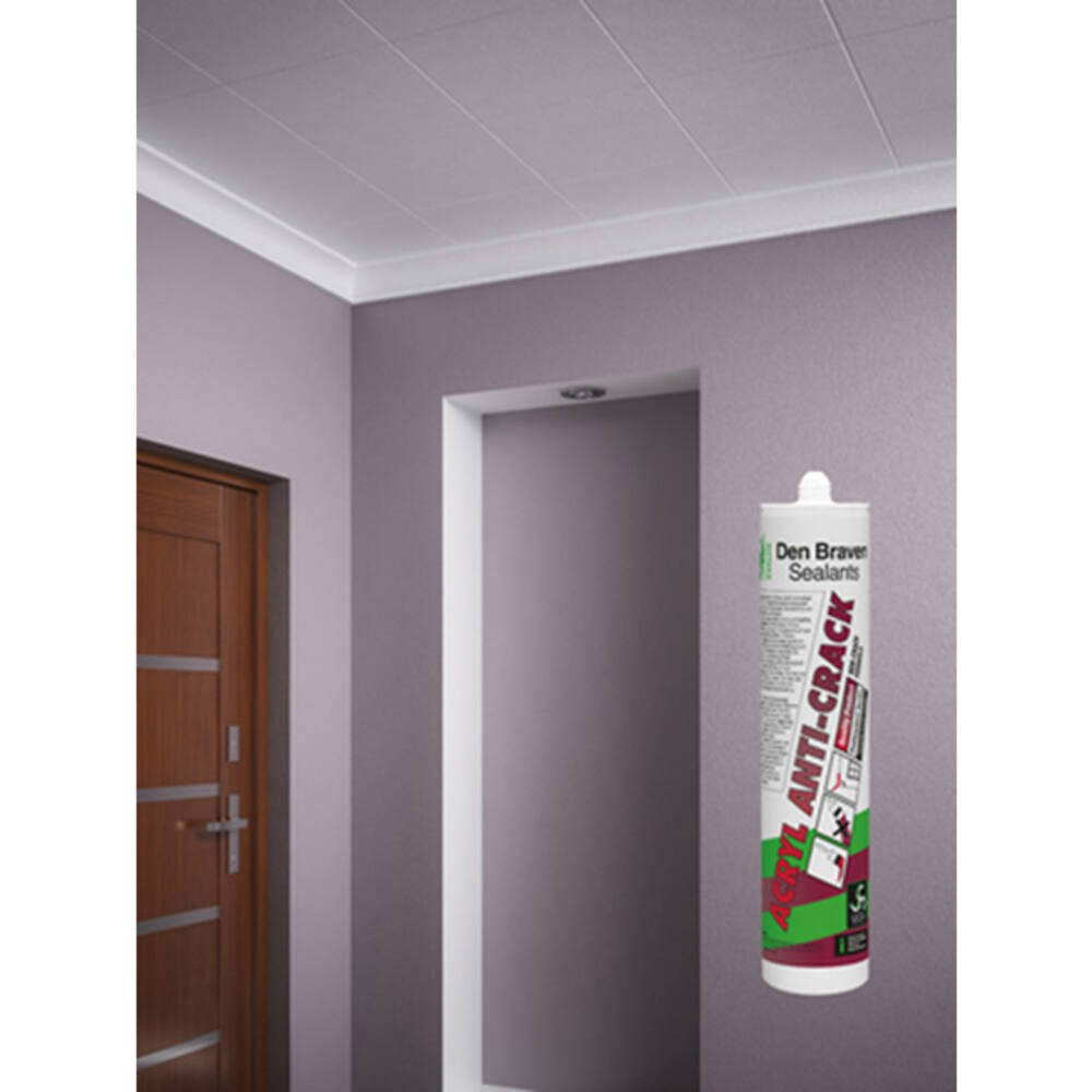 Zwaluw Den Braven Acryl Anti-Crack 310 ml Wit