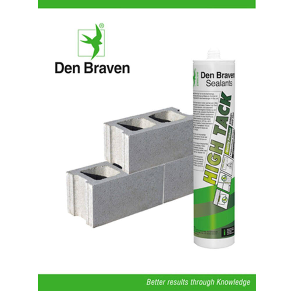 Zwaluw Den Braven High Tack 290 ml Zwart
