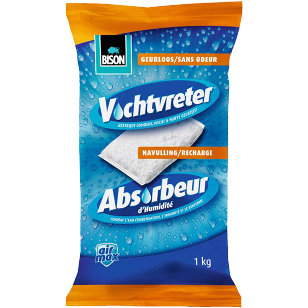 Bison Air Max Vochtvreter Navulzak Neutraal 1 kg