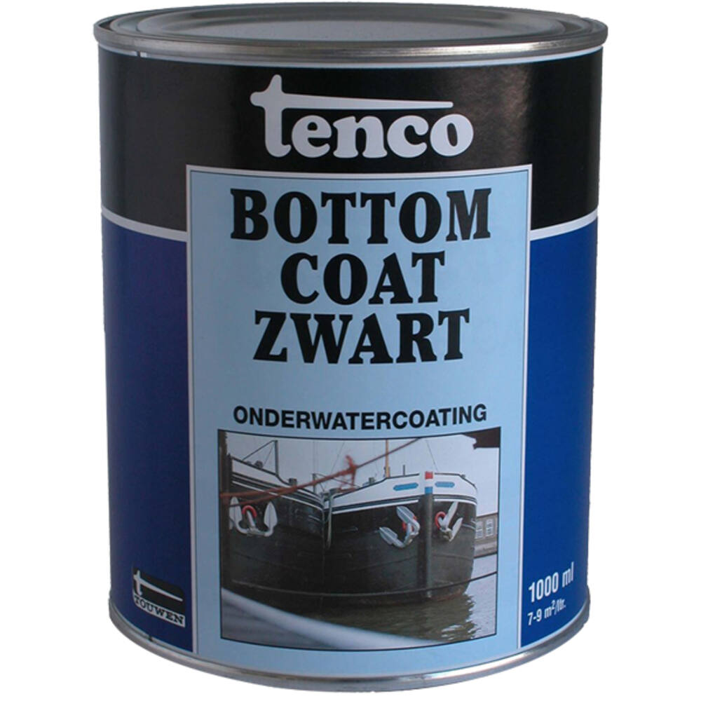 Tenco Bottomcoat Zwart 1 L