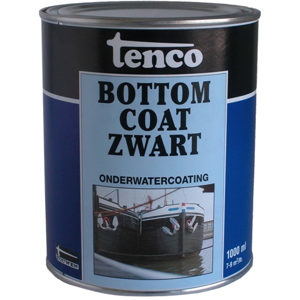 Tenco Bottomcoat Zwart 1 L