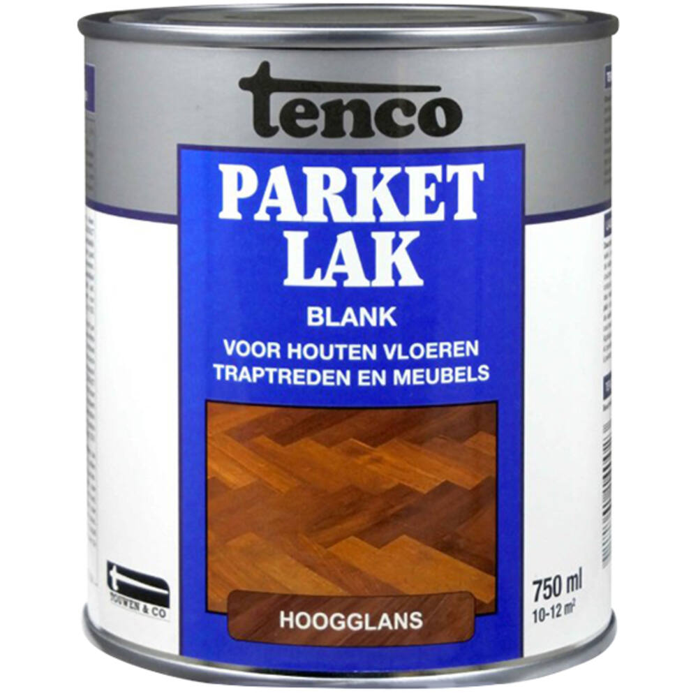 Tenco Parketlak Hoogglans Blank 750 ml