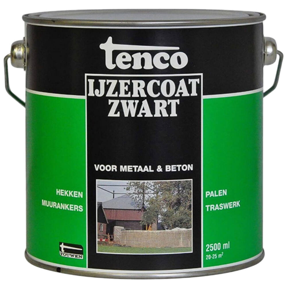 Tenco Ijzercoat Zwart 5 L