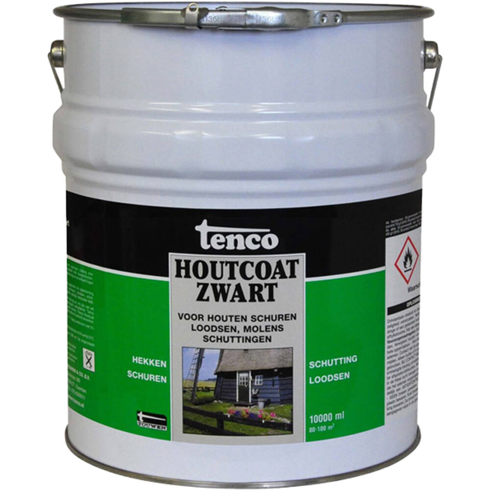 Tenco Houtcoat Zwart 10 L