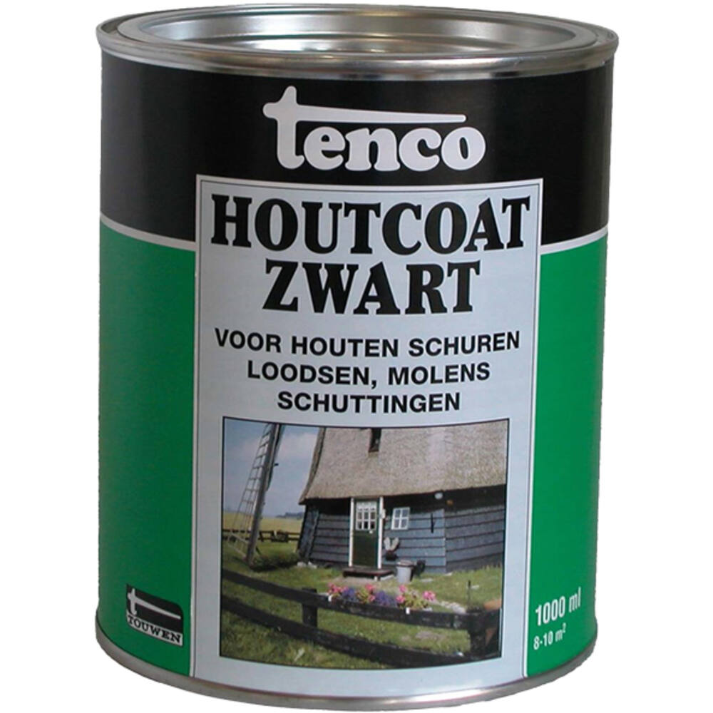 Tenco Houtcoat Zwart 1 L