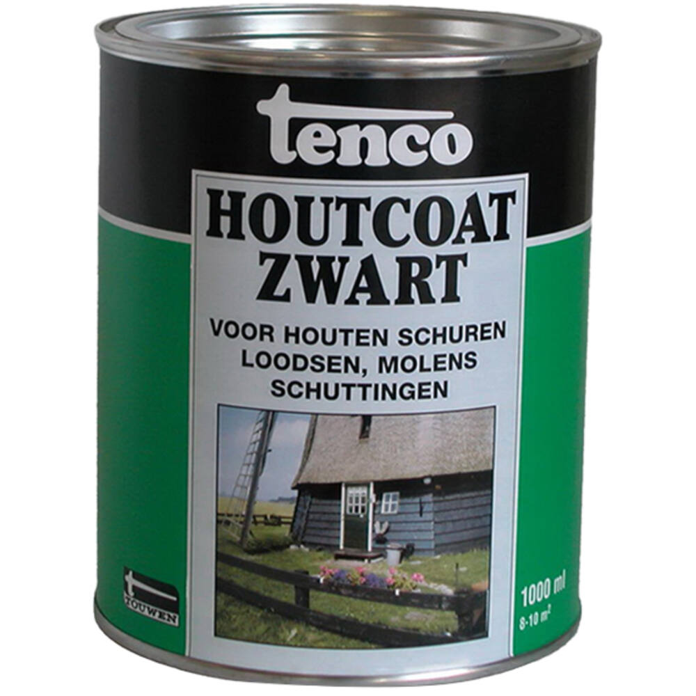 Tenco Houtcoat Zwart 1 L