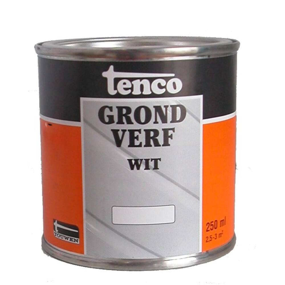 Tenco Grondverf Dekkend Mat Wit 250 ml