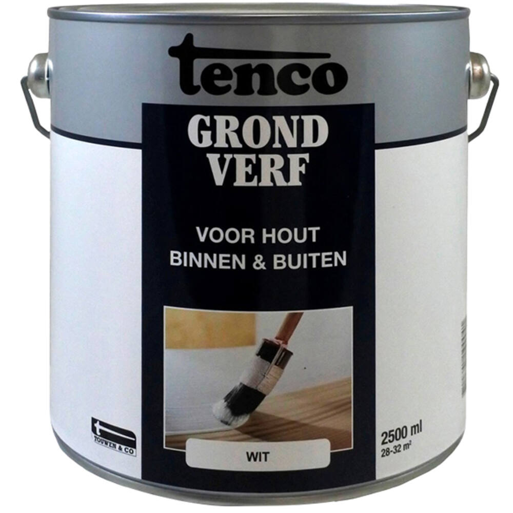Tenco Grondverf Dekkend Mat Wit 2,5 L