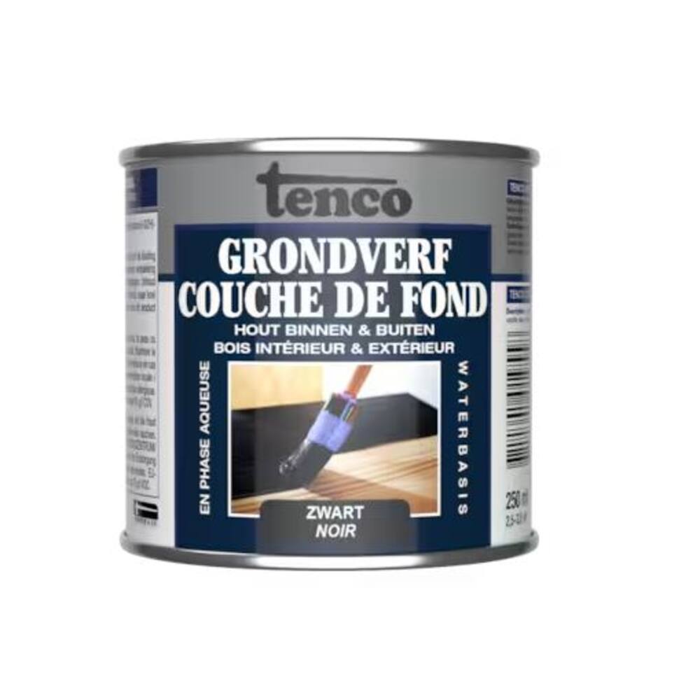 TENCO GRONDVERF WB MAT ZW 0.25L