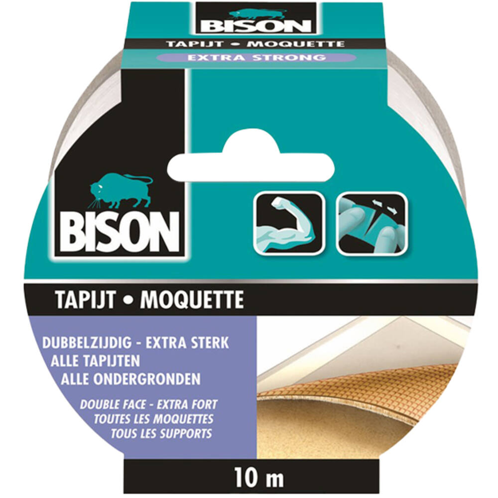 Bison Tapijt Tape Extra Strong 10 m