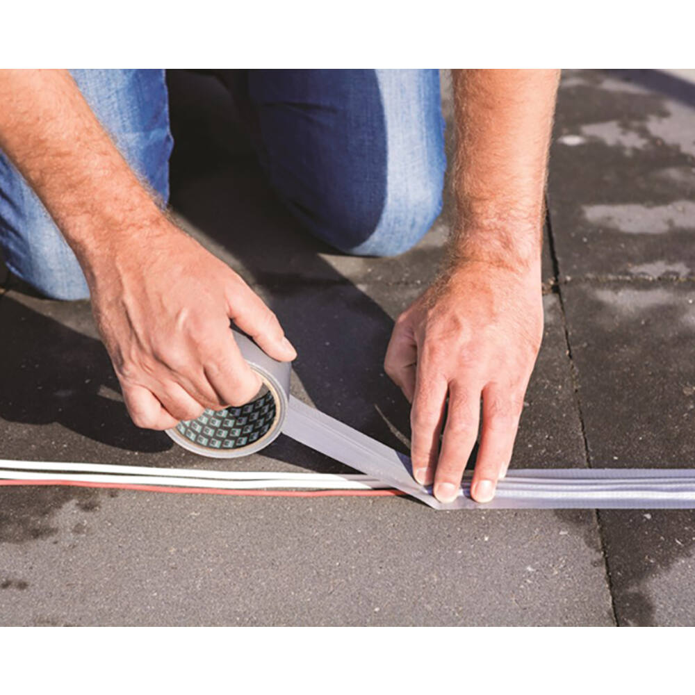 Bison Power Repair Tape Zwart Rol 50 m