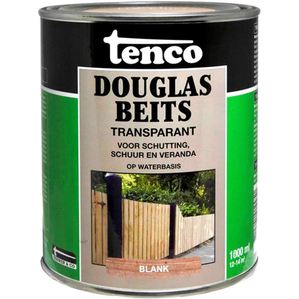 Tenco Douglas Houtbeits Transparant Blank 1 L
