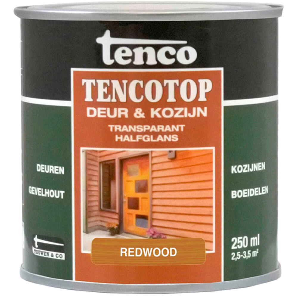 Tenco Tencotop Deur & Kozijn Dekkend Zijdeglans Redwood 250 ml
