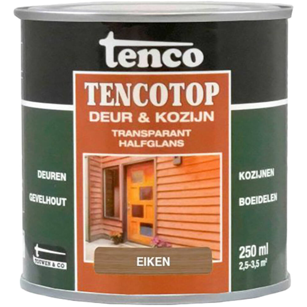 Tenco Tencotop Deur & Kozijn Transparant Halfglans 210 Eiken 250 ml
