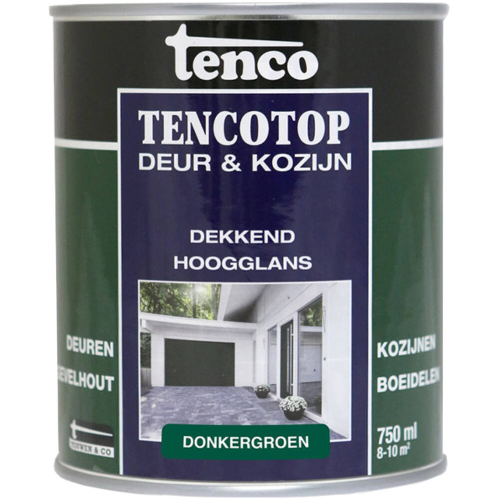 Tenco Tencotop Deur & Kozijn Dekkend Hoogglans Donkergroen 750 ml