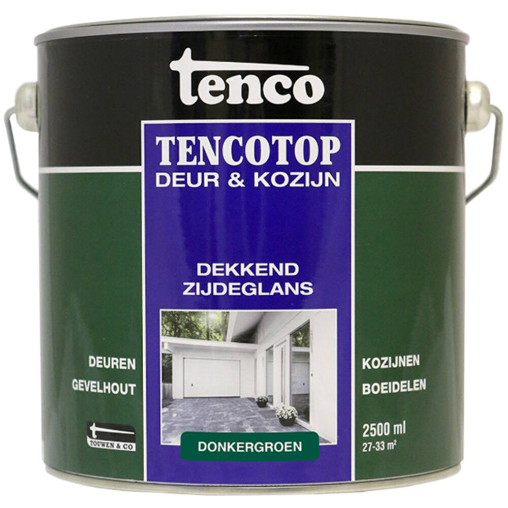 Tenco Tencotop Deur & Kozijn Dekkend Zijdeglans 51 Donkergroen 2,5 L