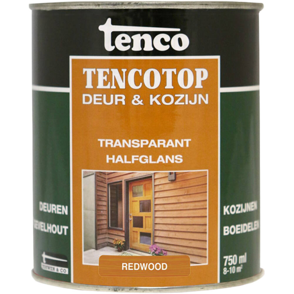 Tenco Tencotop Deur & Kozijn Transparant Halfglans 207 Redwood 750 ml