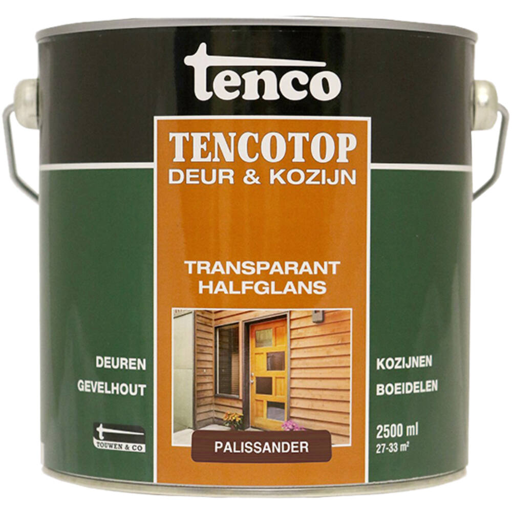 Tenco Tencotop Deur & Kozijn Transparant Halfglans 205 Palissander 2,5 L