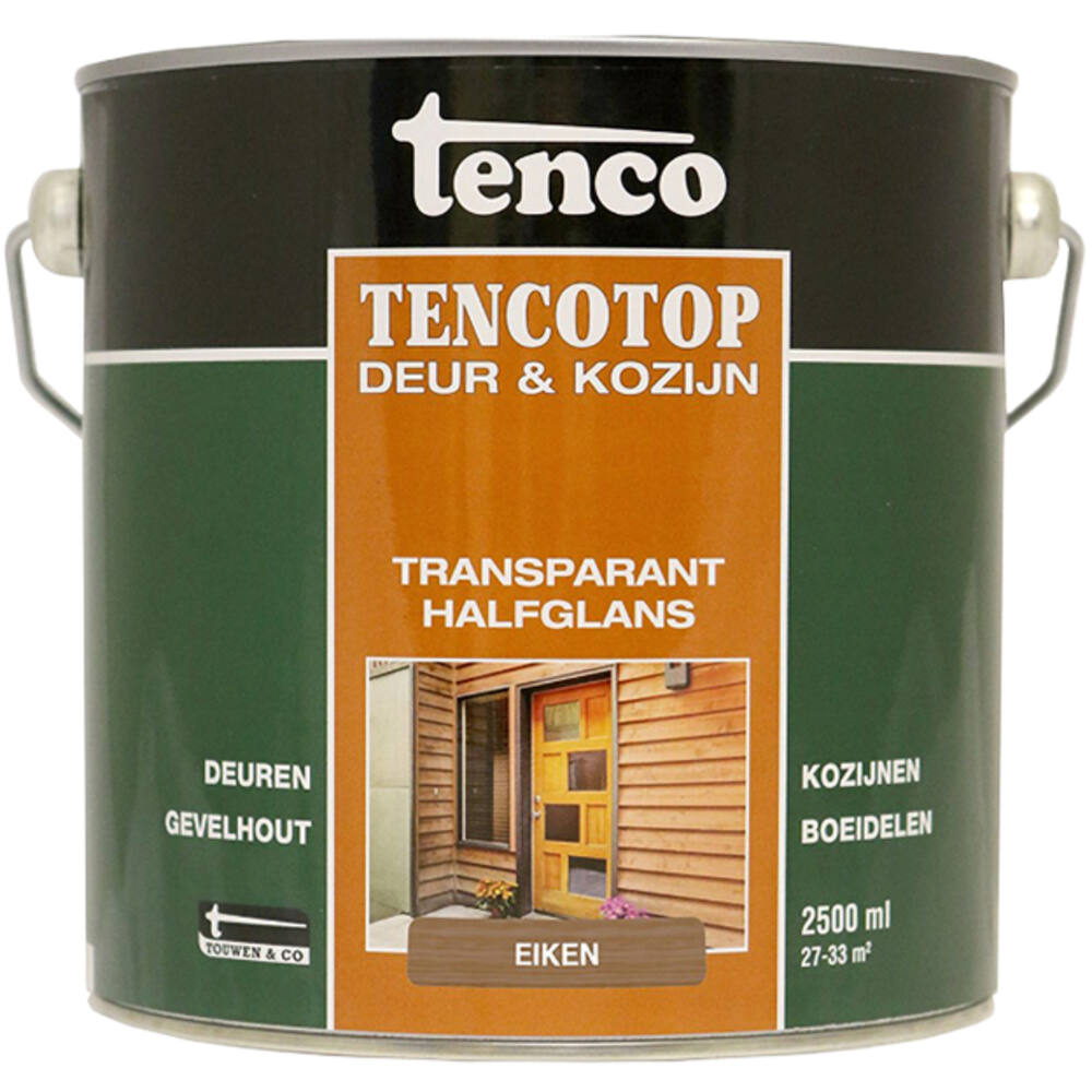 Tenco Tencotop Deur & Kozijn Transparant Halfglans 210 Eiken 2,5 L