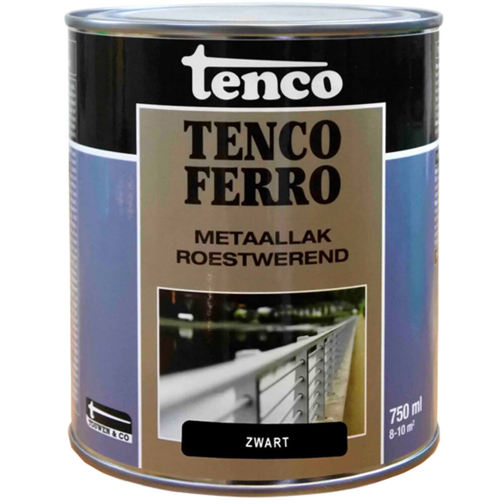 Tenco Tencoferro 407 Zwart RAL9005 750 ml