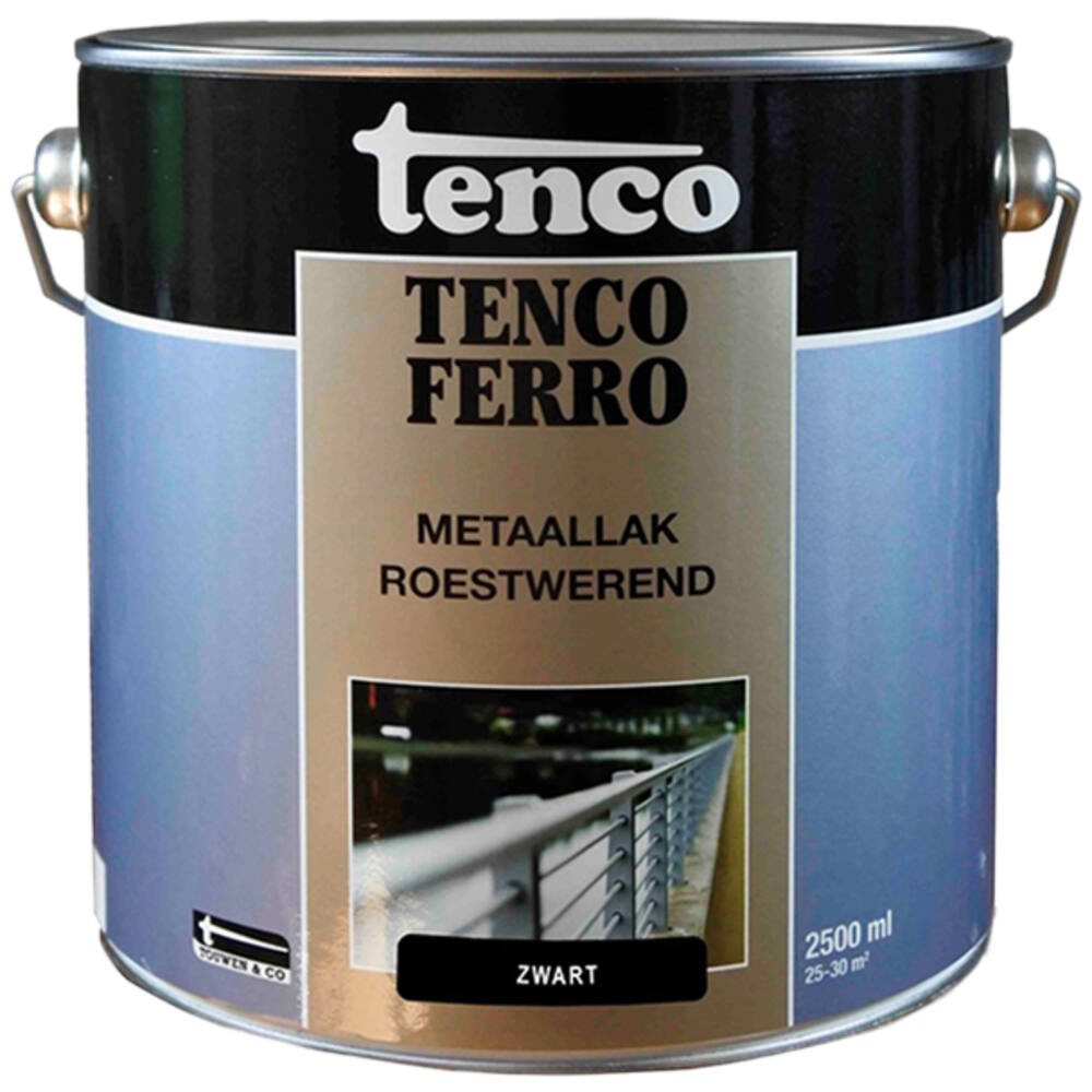 Tenco Tencoferro 407 Zwart RAL9005 2,5 L