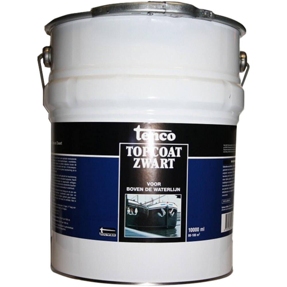 Tenco Topcoat Zwart 10 L