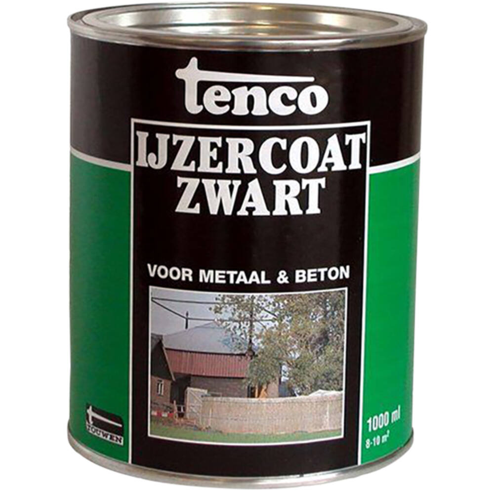 Tenco Ijzercoat Zwart 10 L