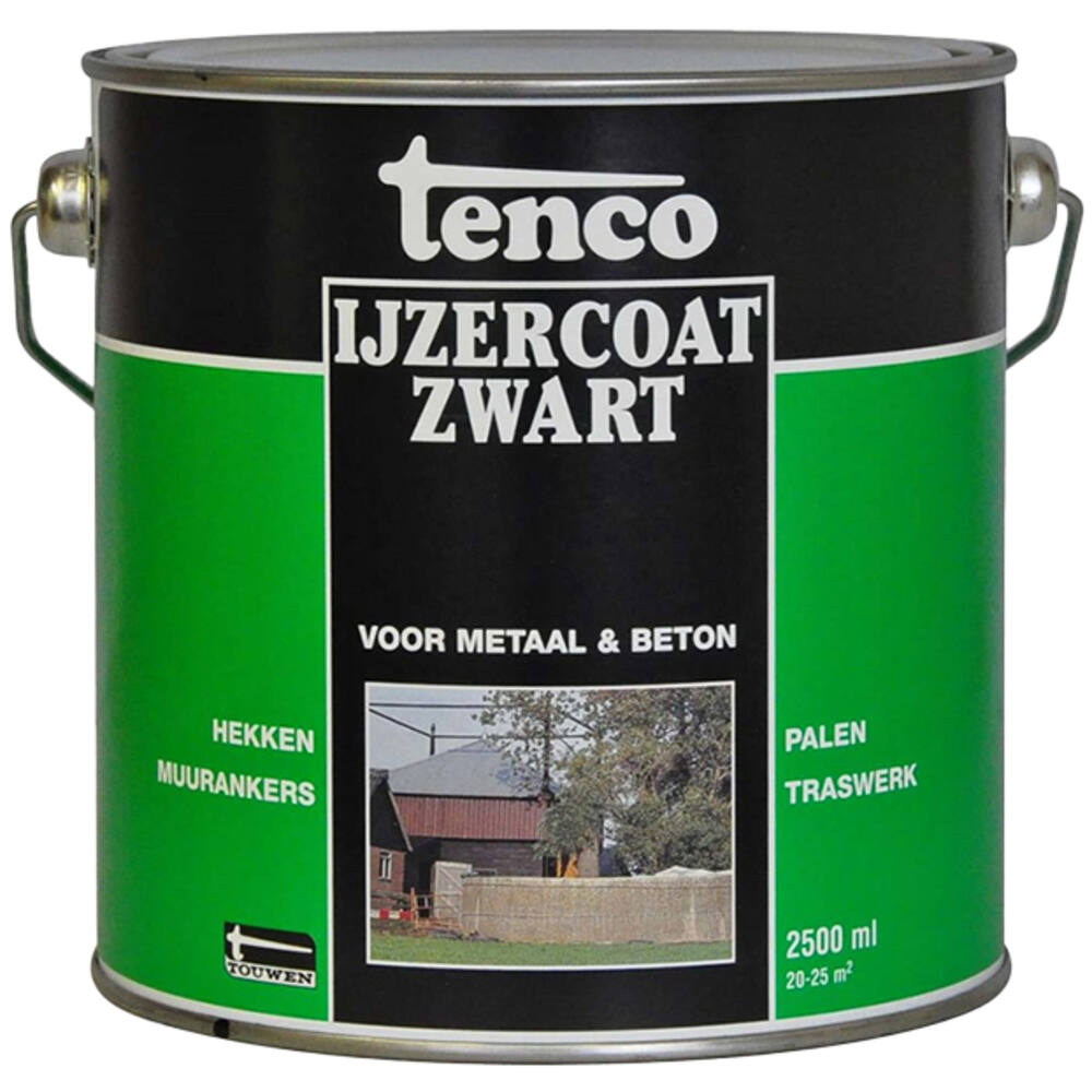 Tenco Ijzercoat Zwart 2,5 L