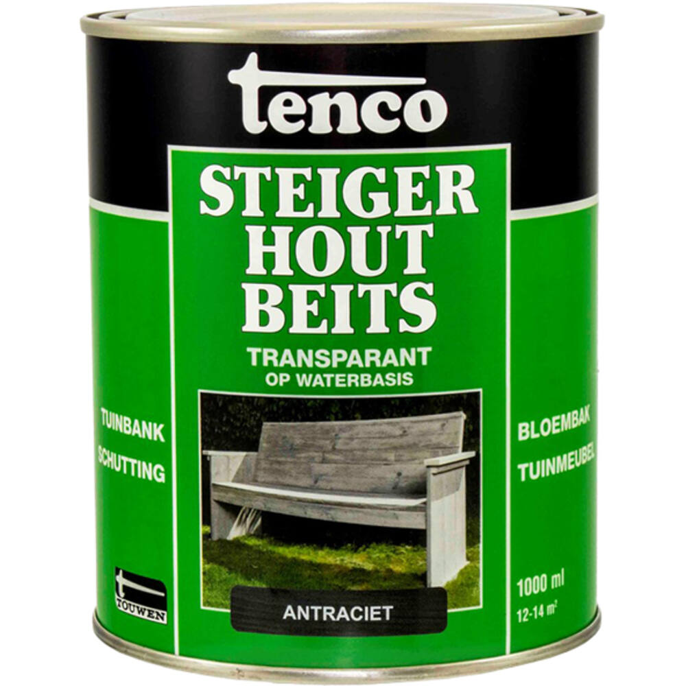 Tenco Steigerhoutbeits Antraciet 1 L