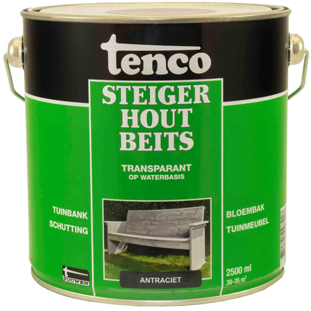 Tenco Steigerhoutbeits Antraciet 2,5 L