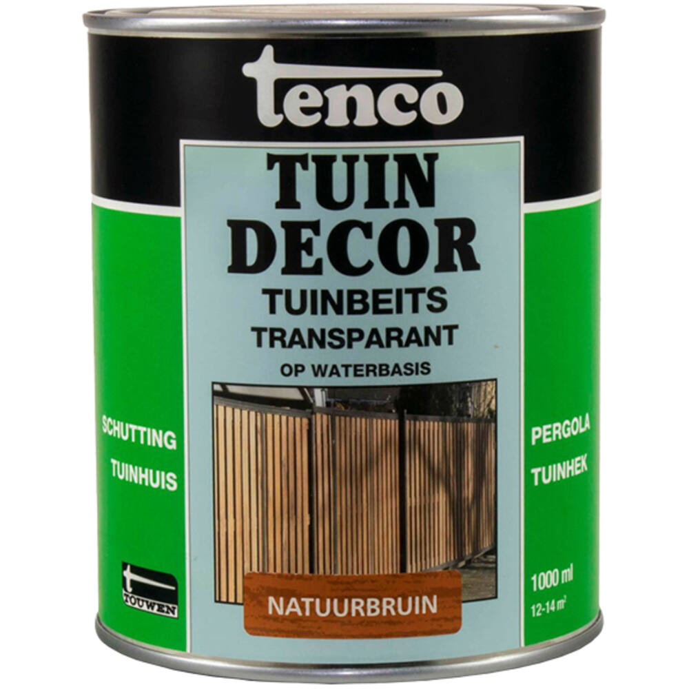 Tenco Tuindecor Transparant Natuurbruin 1 L