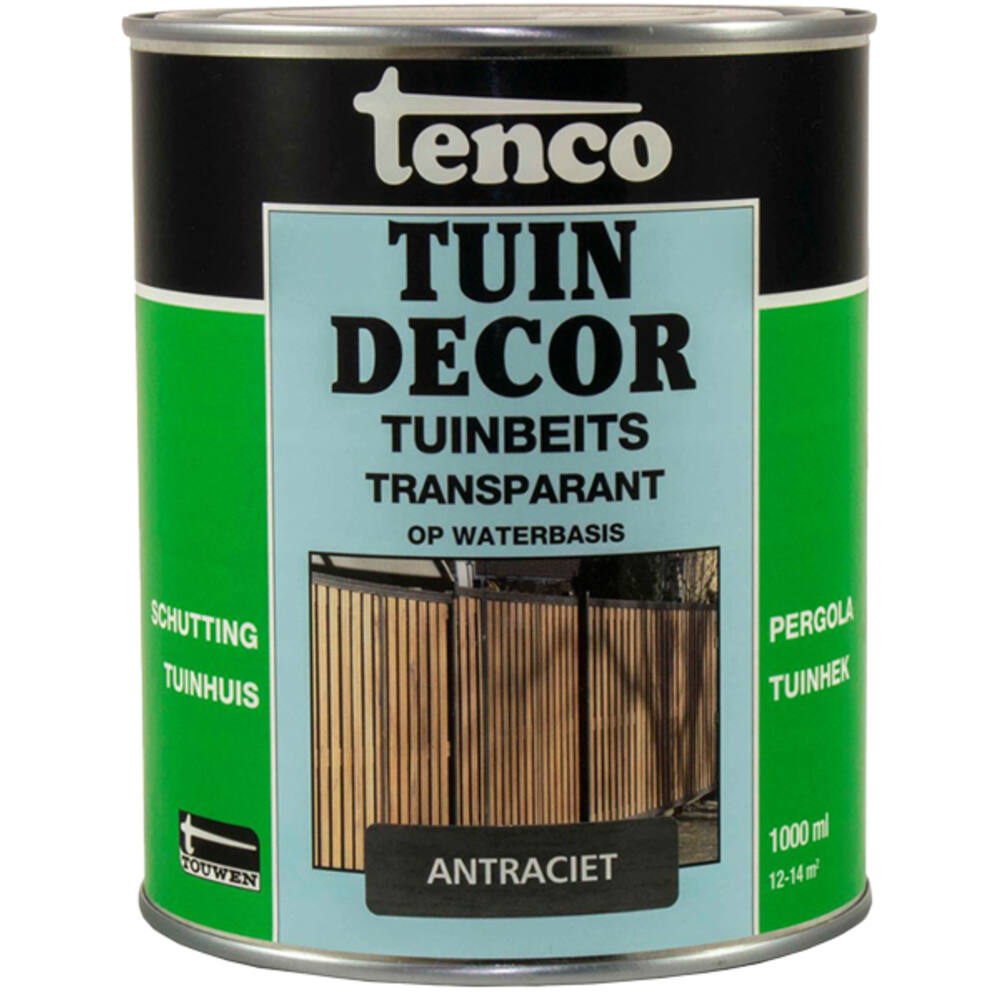Tenco Tuindecor Transparant Antraciet 1 L