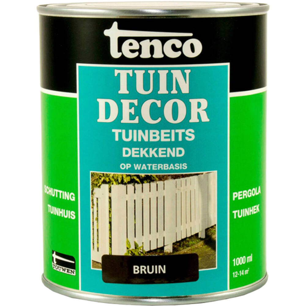 Tenco Tuindecor Dekkend Bruin 1 L