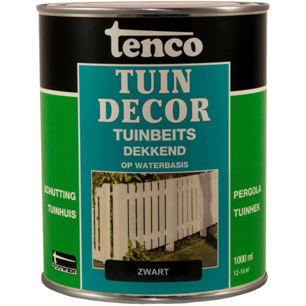 Tenco Tuindecor Dekkend Zwart 1 L