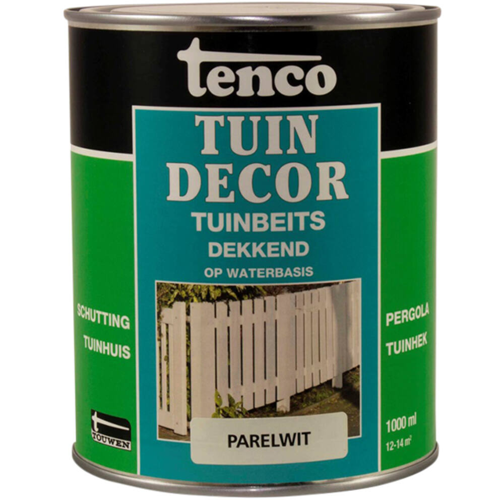 Tenco Tuindecor Dekkend Parelwit 1 L