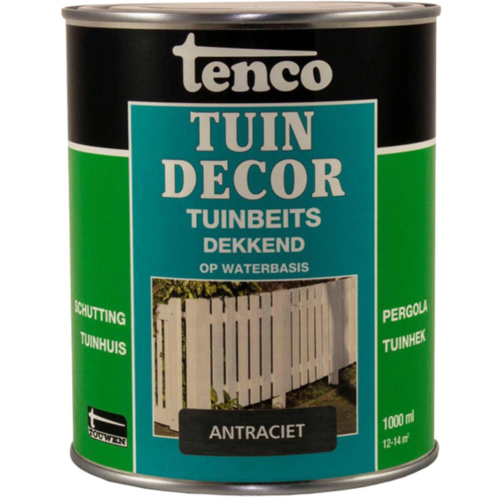 Tenco Tuindecor Dekkend Antraciet 1 L