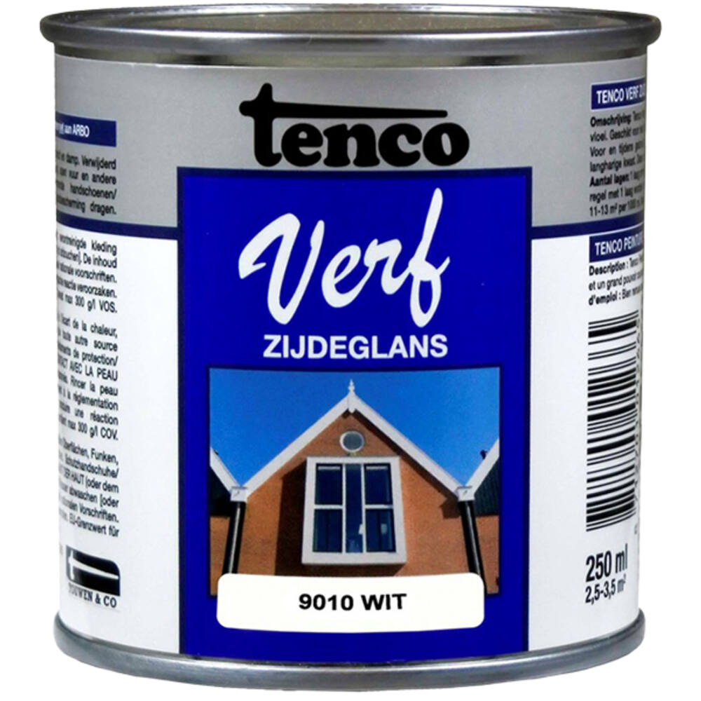 Tencoverf Zijdeglans Wit 9010 250 ml