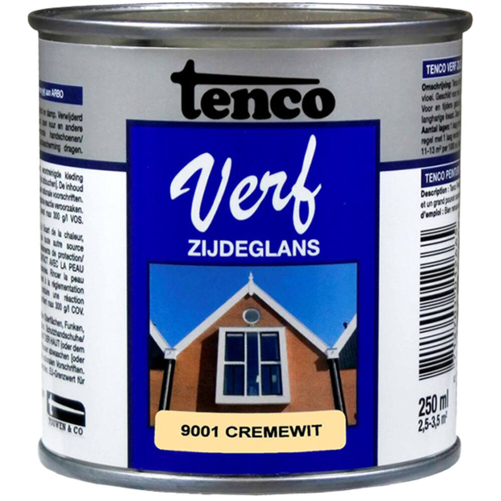 Tencoverf Zijdeglans Cremewit 9001 250 ml