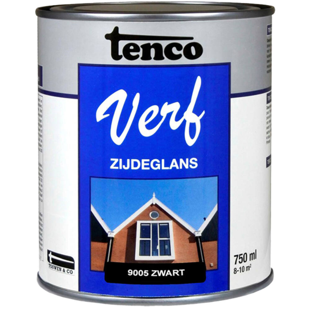 Tencoverf Zijdeglans Zwart 9005 750 ml