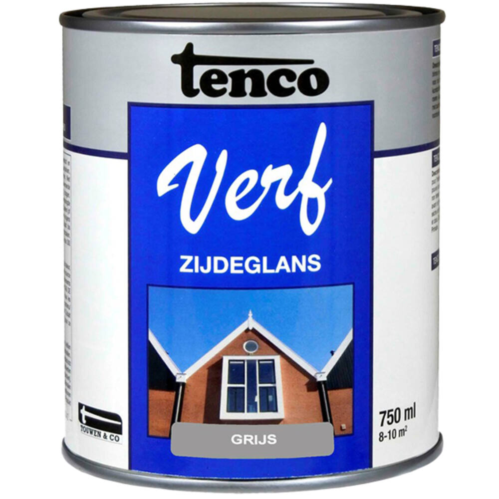 Tencoverf Dekkend Zijdeglans Grijs 750 ml