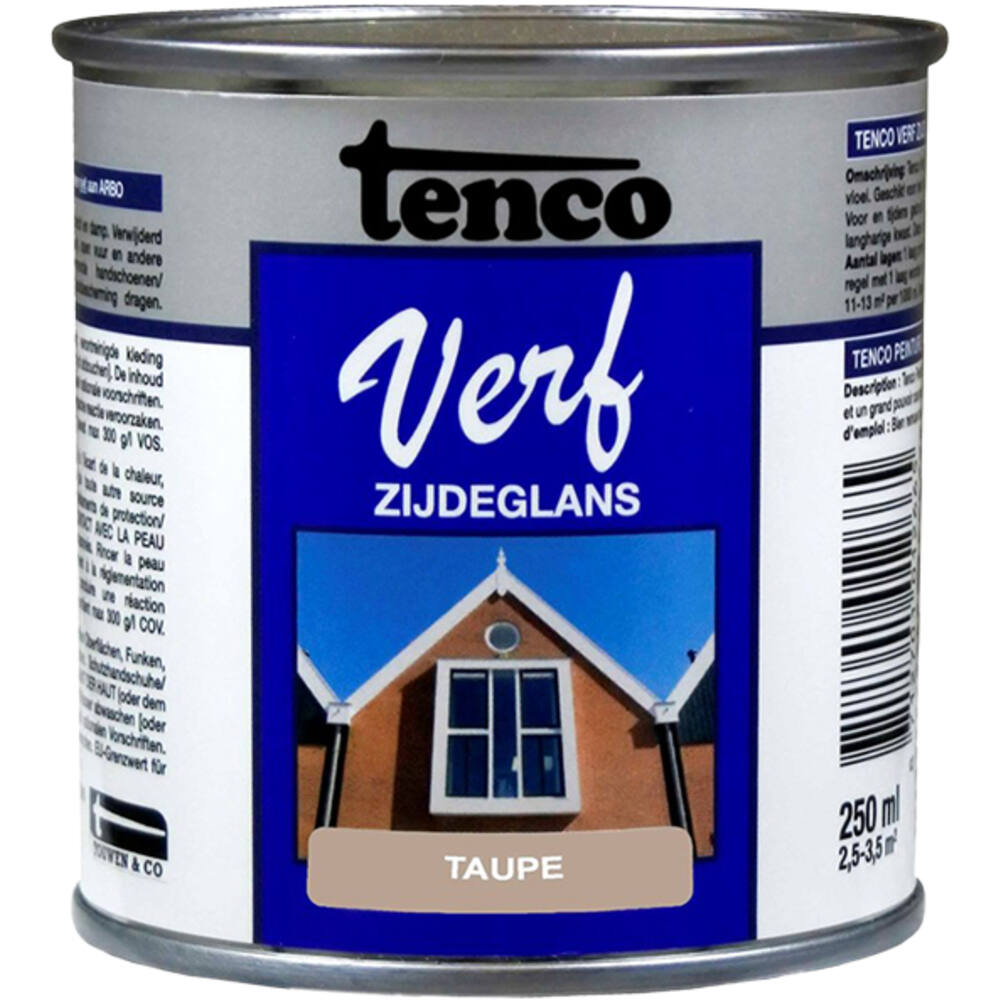 Tencoverf Dekkend Zijdeglans Taupe 250 ml