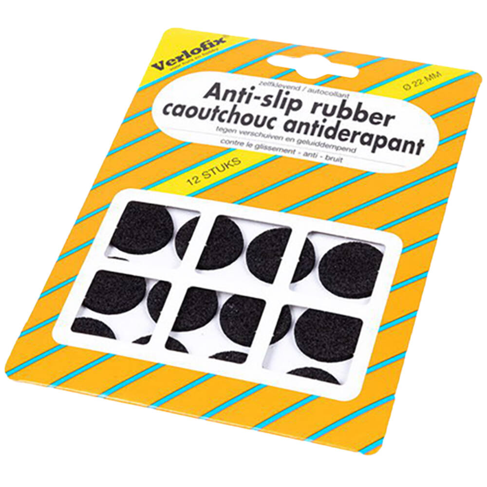 VEBA Anti-Slip Rubber Zwart 22 mm