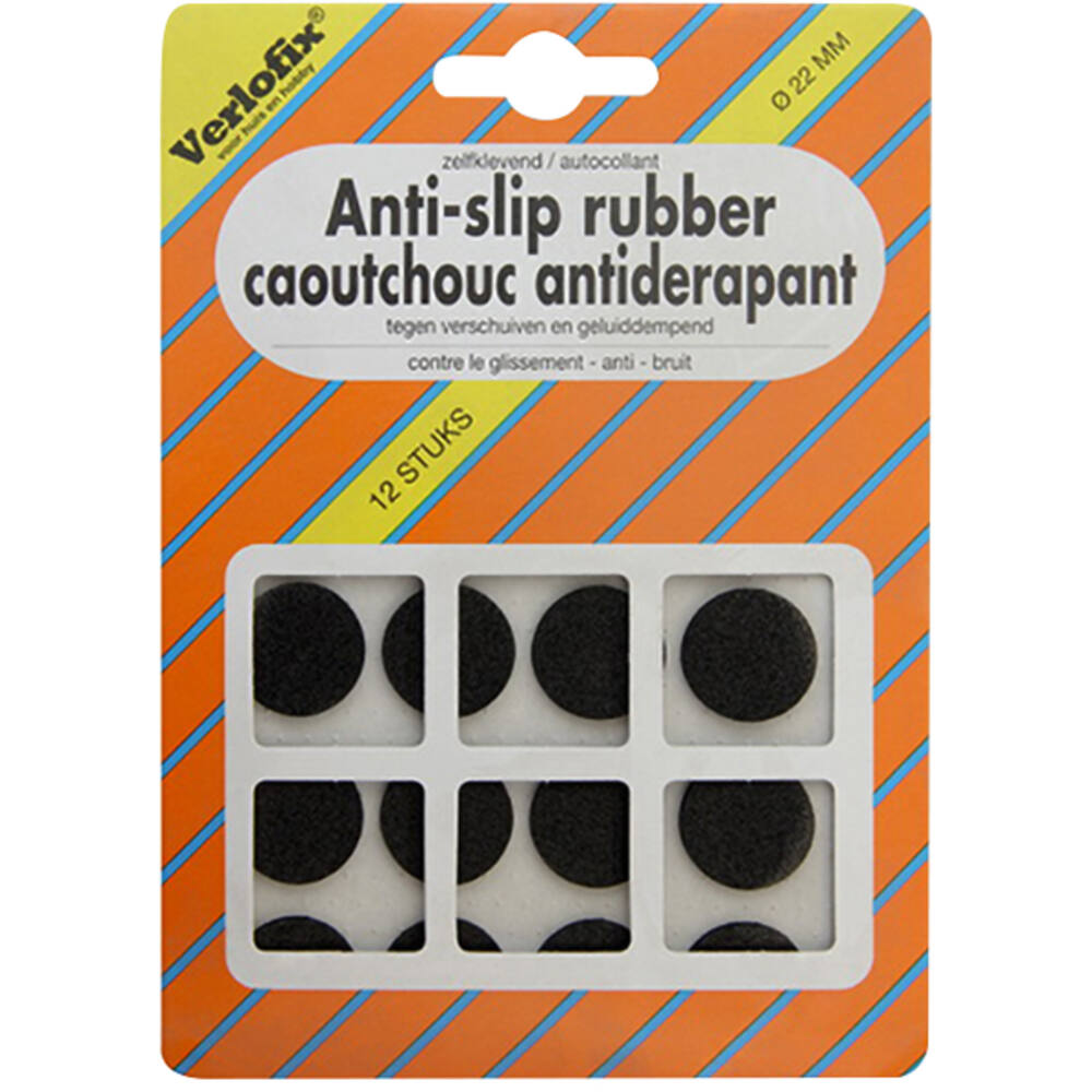 VEBA Anti-Slip Rubber Zwart 22 mm