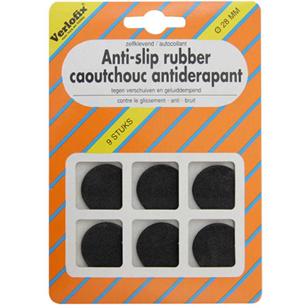 VEBA Anti-Slip Rubber Zwart 28 mm