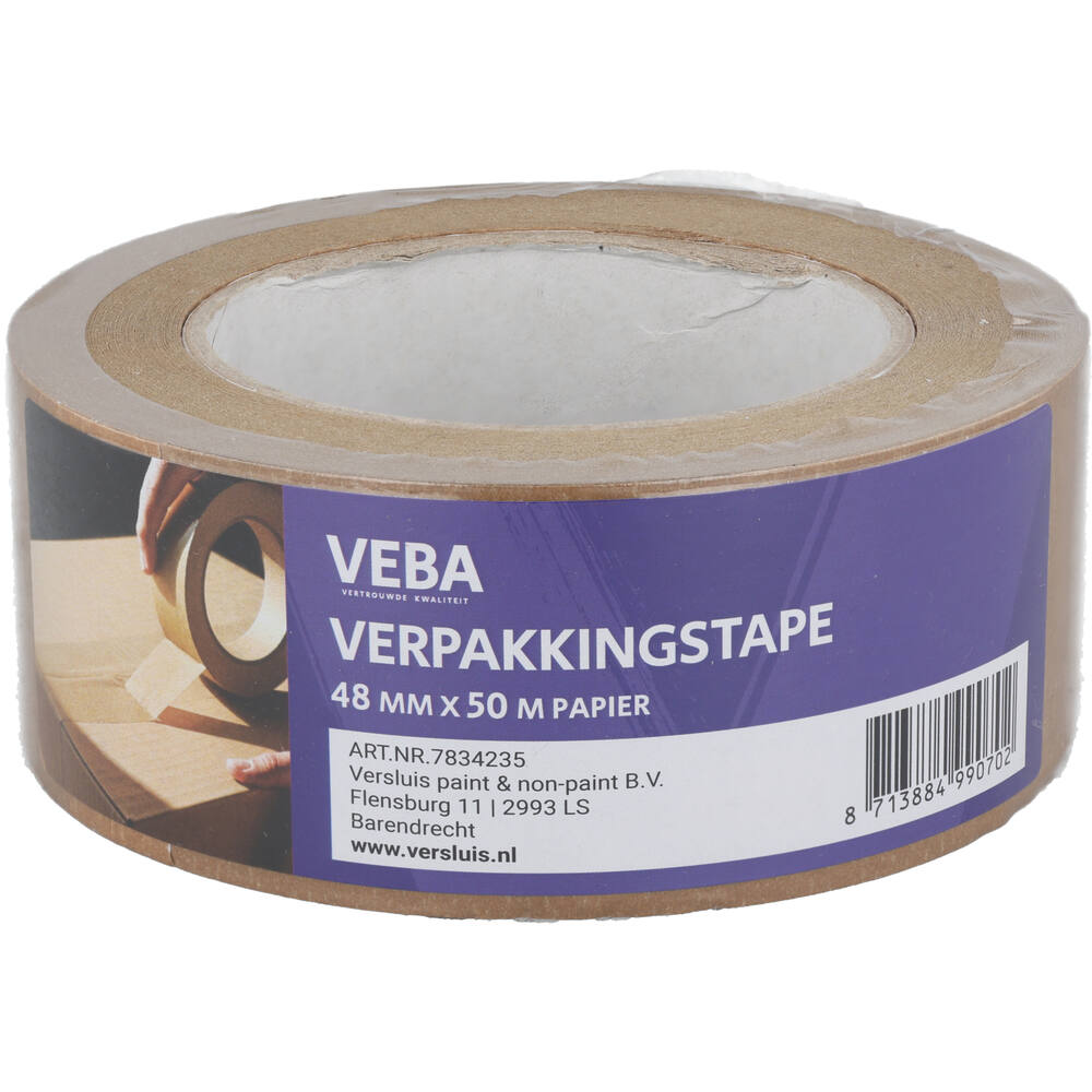 VERPAKKINGSTAPE 48mmX50M PAPIER