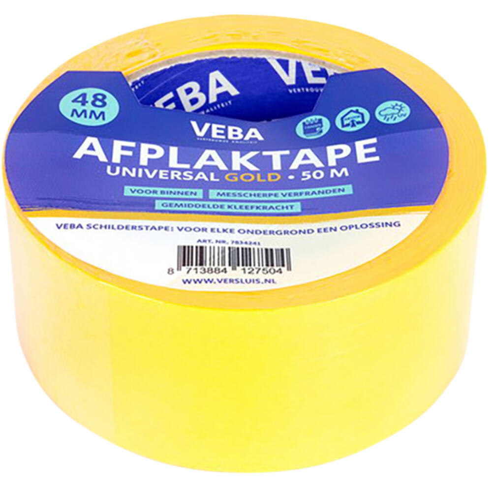 VEBA Afplaktape Universal Gold 48 mm