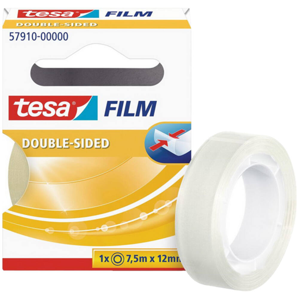 Tesa Tesafilm Dubbelzijdige 2 x 7,5M x 12 mm